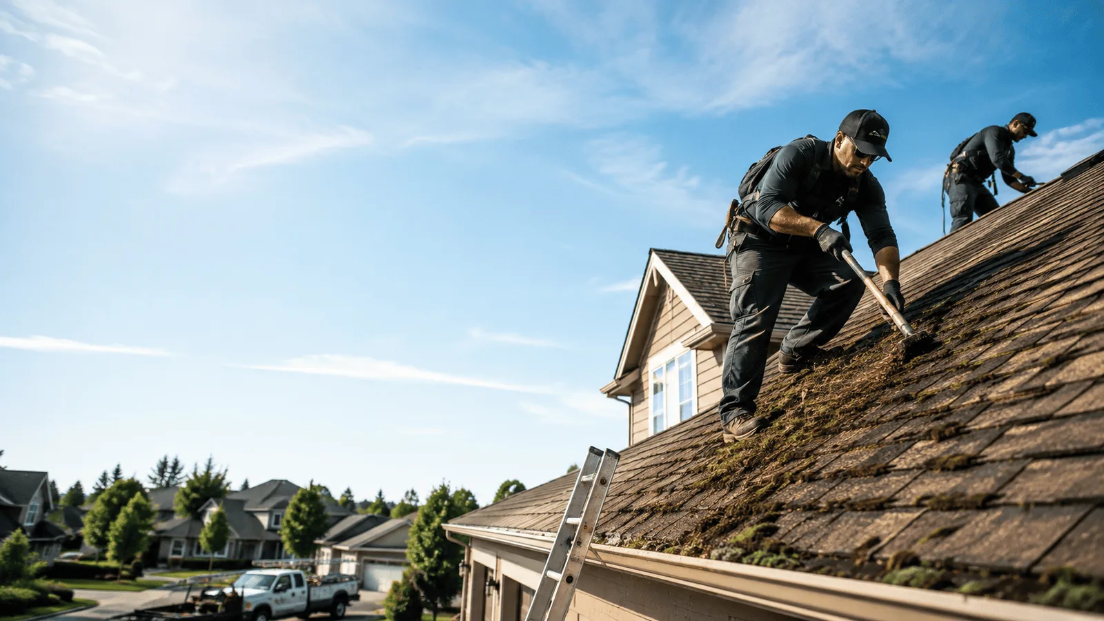 Roof Moss Removal in Lisbon, LA near me